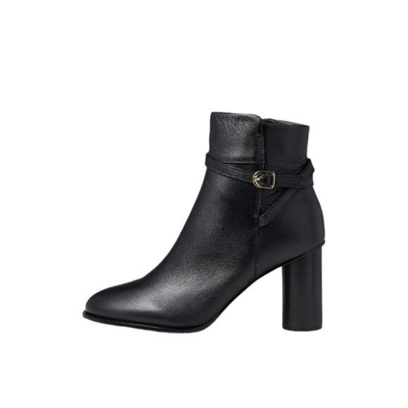 NWT Draper James Leather Tegan Boot Black Size 10 - Picture 3 of 15